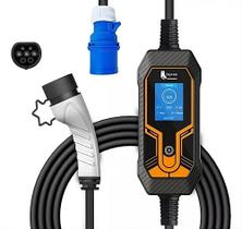 Kit Carregador Carro Elétrico 7 Kw 110/220v Bivolt Portatil Tipo 2 Estação De Carregamento Para Veículo EV Kit Carregador Carro Elétrico 7 Kw 110/220v Bivolt Portatil Tipo 2 Estação De Carregamento Para Veículo EV