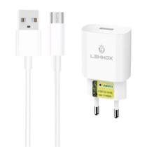 Kit Carregador compatível com Philco Hit PCS01 _ Cabo Micro USB V8 e Fonte