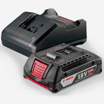 Kit Carregador De Bateria Bosch Bivolt + Bateria 18v 20ah