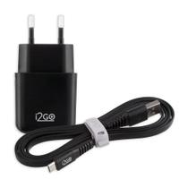 Kit Carregador De Parede + Cabo Micro Usb I2go I2gkit009bk Kit Carregador De Parede + Cabo Micro Usb I2go I2gkit009bk