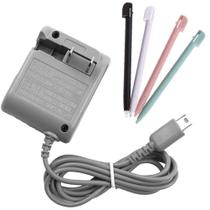Kit Carregador e Caneta Stylus 5.2V 450mA para Nintendo DS Lite