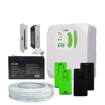 Kit Carregador F100 1A + Fechadura M60 Bateria Cabo 30M + 4 TX Pix Kit Carregador F100 1A + Fechadura M60 Bateria Cabo 30M + 4 TX Pix
