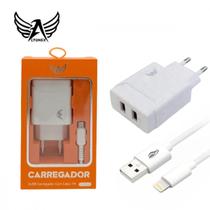 Kit Carregador Fonte + Cabo 5.1 Rápido 2 USB Lightning Compatível com iPhone SE X XR 7/8 7/8 Plus 11 12 13 14 Pro Max
