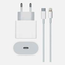Kit Carregador Fonte Para Iphone + Cabo USB-C Lightning 20W