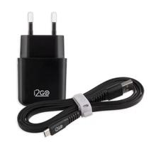 Kit Carregador I2GO 20W+Cabo USB-C