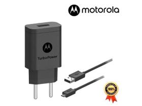 Kit Carregador Motorola 18W Turbo Power Original Global