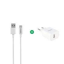 Kit Carregador Rápido + Cabo USB-C