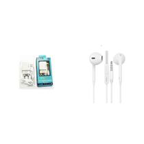 Kit carregador rapido v8 car7409 e fone de ouvido com fio fon 8605 inova