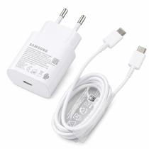 Kit Carregador Samsung 25W Tipo C Super Rápido Fast Charge USBC para Galaxy Kit Carregador Samsung 25W Tipo C Super Rápido Fast Charge USBC para Galaxy