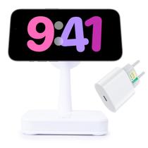 Kit Carregador Sem Fio Indução Compatível com iPhone 12 13 14 15 + Apple Watch + Airpods - Wireless Chargin Station