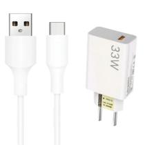 Kit Carregador Turbo 2 Metros compatível com Motorola G15 _ Cabo USB Tipo C e Fonte Kit Carregador Turbo 2 Metros compatível com Motorola G15 _ Cabo USB Tipo C e Fonte
