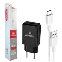 Kit Carregador Turbo 2 Metros Compatível Com Samsung Galaxy A35 _ Cabo Tipo C e Fonte