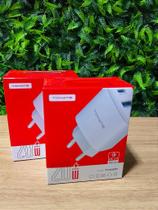Kit carregador turbo 20w com 1 porta type-c e 1 usb - tomate tt-2023c