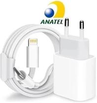 Kit Carregador Turbo 30W Anatel Rápido Fonte C Bivolt + Cabo