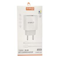 Kit Carregador Turbo 40w Carregador Rapido Para Celular IOS Turbo Carregador Saída USB-C