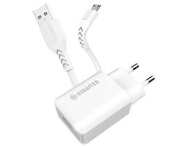 KIT CARREGADOR TURBO + CABO MICRO USB KT638 Kimaster