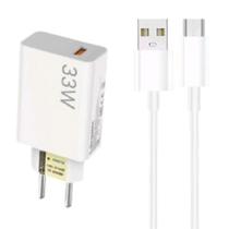 Kit Carregador Turbo compatível com Samsung Galaxy A10s - Cabo Micro USB V8 e Fonte