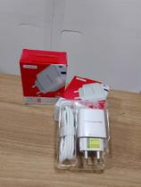 Kit Carregador Turbo Lightning 30W Type-C e USB Tomate TT-3022L