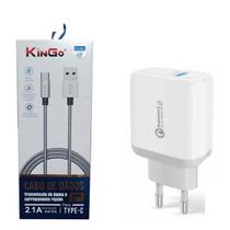 Kit Carregador Turbo Premium compatível com Samsung M13- Cabo USB C e Fonte