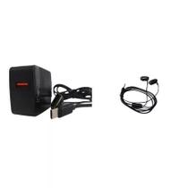 Kit carregador type c 18w carg9054c e fone de ouvido com fio fon 9817 inova
