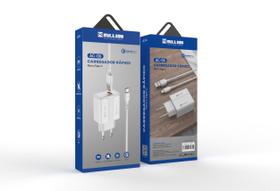 Kit carregador usb turbo QC3.0 rápido com cabo para celular