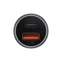 Kit Carregador Veicular Baseus Golden Contactor Max Dual Quick Charger U+C 60W com Cabo 1m Kit Carregador Veicular Baseus Golden Contactor Max Dual Quick Charger U+C 60W com Cabo 1m