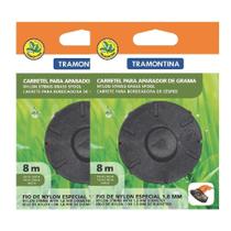Kit Carretel 1 Fio De Nylon 1,8Mm X 8M 2 Unidades Tramontina