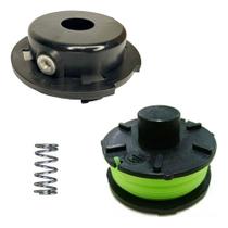 Kit Carretel Aparador De Grama Tramontina Tampa E Mola