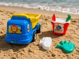 Kit Carrinho Caçamba Infantil Balde 7 Peças Brinquedo Praia Areia Crianças Colorido Diversão Coordenação Motora Completo Kit Carrinho Caçamba Infantil Balde 7 Peças Brinquedo Praia Areia Crianças Colorido Diversão Coordenação Motora Completo