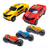 Kit Carrinho Motinha Brinquedo Infantil Barato Meninos 5 Pçs