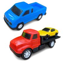 Kit Carrinho reboque mini guincho SOS lançamento brinquedo menino colorido envio rapido roda livre