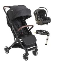 kit Carrinho Sprint II kiddo c/ Bebê Conforto e Base Isofix