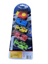 Kit carrinho velozes com 4 carrinhos