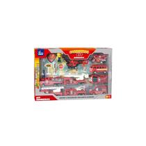 Kit carrinhos bombeiros grande xkc-052bb fenix