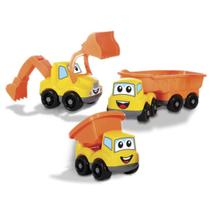 Kit Carrinhos de Construção Kit Carrinhos Construção Constrution Team - Maral Kit Carrinhos de Construção Kit Carrinhos Construção Constrution Team - Maral