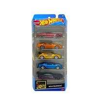 Kit carrinhos hot wheels c/ 5pç 01806 mattel