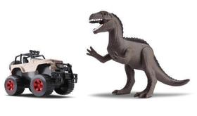 Kit Carro Jipe C/ Dinossauro Acrocantossauro - Silmar Brinquedos