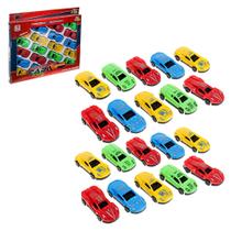 Kit Carros Carrinhos Sport Car Racing Roda Livre Brinquedo 20 Unidades