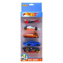 Kit Carros Hot Cars Com 5 Peças Kit Carros Hot Cars Com 5 Peças