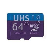 Kit Cartão de Memória + Adaptador Pen Drive OTG Micro SD 64GB Multilaser MC152