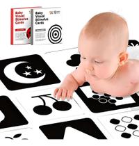 Kit Cartas Figuras De Estimulação Visual Preto/Branco/Vermel Kit Cartas Figuras De Estimulação Visual Preto/Branco/Vermel