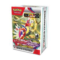 Kit Cartas Pokémon Desafio Estratégico Escarlate e Violeta