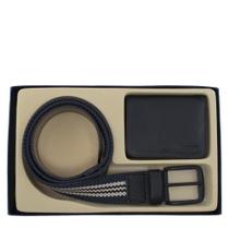 Kit Carteira Cinto Masculino Presente Classe Couro 040-0 Kit Carteira Cinto Masculino Presente Classe Couro 040-0