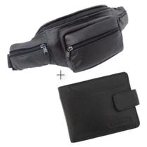 Kit Carteira Executiva + Pochete Executiva Masculino Kit Carteira Executiva + Pochete Executiva Masculino