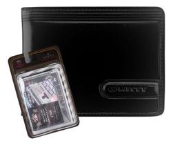 Kit Carteira Masculina De Couro Mitty - M1R + Refil Plm1 Kit Carteira Masculina De Couro Mitty - M1R + Refil Plm1