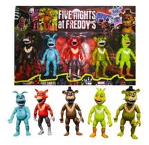 Kit Cartela 5 Bonecos Animatronics Five Nights At Freddy's - Five Jogo FNAF - Click diversão