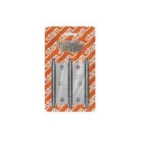 Kit Cartela C/03 Dobradiças Pino Bola E Anel Cromada Stam