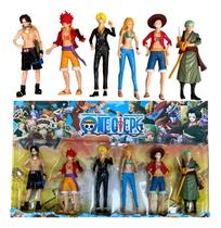 Kit cartela de bonecos one piece luff 11 cm cada resistente coleção Kit cartela de bonecos one piece luff 11 cm cada resistente coleção