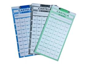 Kit Cartela De Rifa 50 Nomes Com 10 Unidades - Tamoio