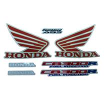 Kit Cartela Faixas Adesivas Honda Cb 300R 2012 Branca Jogo Adesivo Completo Kit Cartela Faixas Adesivas Honda Cb 300R 2012 Branca Jogo Adesivo Completo